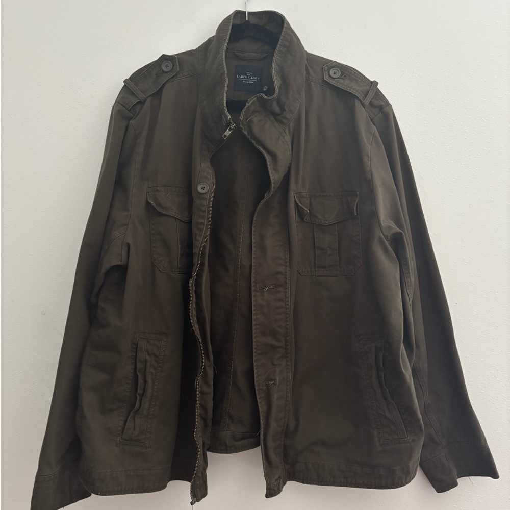 Faded Glory Dark Green Army Jacket